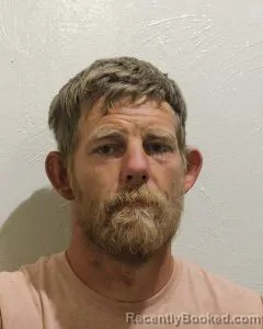 Mugshot of Rusty Wayne Madden booked in McClain County, Oklahoma on August 31, 2026
