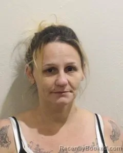 Mugshot of Amber Dawn Hendrix booked in McClain County, Oklahoma on October 16, 2026