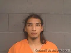 Mugshot of Isaac Micheal Alvarez booked in Mayes County, Oklahoma on August 14, 2026