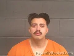 Mugshot of Gerson Rigoberto Rivas booked in Mayes County, Oklahoma on August 15, 2026