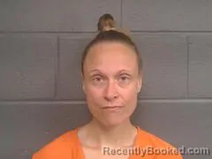 Mugshot of Sara Denise Burrus booked in Mayes County, Oklahoma on October 6, 2026