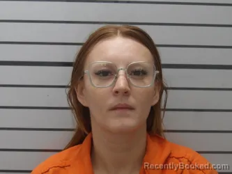 Mugshot of CASSIE RENEE (CREEK) LEINBERGER booked in Muskogee County, Oklahoma on May 12, 2026