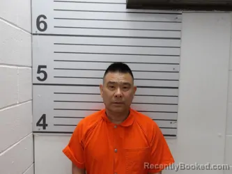 Mugshot of JIAN CHUN LIU booked in Muskogee County, Oklahoma on May 13, 2026