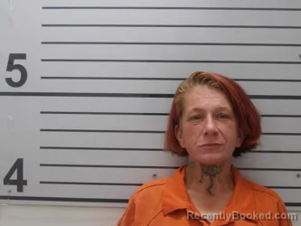 Mugshot of Sarah Renee Russell booked in Muskogee County, Oklahoma on July 15, 2026