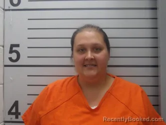 Mugshot of Lyndsy Kay Justice booked in Muskogee County, Oklahoma on July 17, 2026