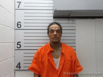 Mugshot of Damien Marshone Johnson booked in Muskogee County, Oklahoma on July 29, 2026
