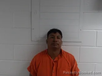 Mugshot of Victorio Santiz-Mendez booked in Muskogee County, Oklahoma on August 1, 2026