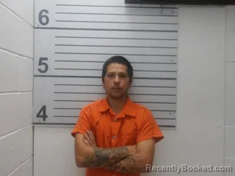 Mugshot of Travis Kent Nunez booked in Muskogee County, Oklahoma on August 10, 2026