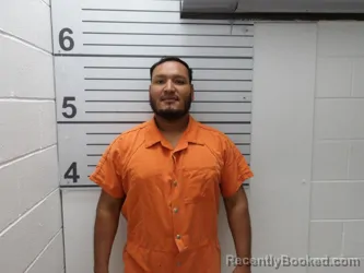 Mugshot of Rene David Leiva Acevedo booked in Muskogee County, Oklahoma on August 17, 2026