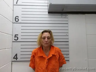 Mugshot of Megan Marie Jordan booked in Muskogee County, Oklahoma on August 17, 2026