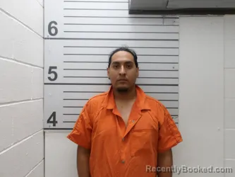 Mugshot of Racines Edwen Jesus Garces booked in Muskogee County, Oklahoma on August 31, 2026