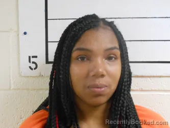 Mugshot of Terrika Joanna Burkley booked in Muskogee County, Oklahoma on October 9, 2026