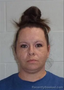 Mugshot of ASHLEY DANCHEL BURGESS booked in Noble County, Oklahoma on August 1, 2026