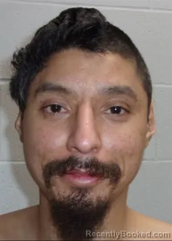 Mugshot of Anjel Miguel Beraza booked in Noble County, Oklahoma on August 28, 2026