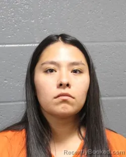 Mugshot of Adrianna Elizondo booked in Oklahoma County, Oklahoma on September 9, 2026