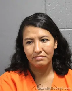 Mugshot of Alma Sugey Gomez booked in Oklahoma County, Oklahoma on September 4, 2026