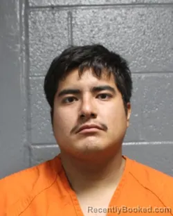 Mugshot of Alan Moncada Perales booked in Oklahoma County, Oklahoma on August 23, 2026