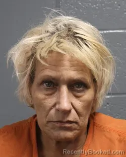 Mugshot of Angela June Womack booked in Oklahoma County, Oklahoma on August 27, 2026
