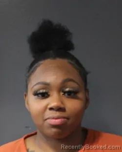 Mugshot of Brianna Kenmila Banks booked in Oklahoma County, Oklahoma on September 6, 2026