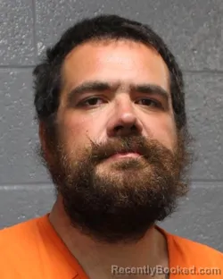 Mugshot of CALEB BURKETT booked in Oklahoma County, Oklahoma on March 22, 2026