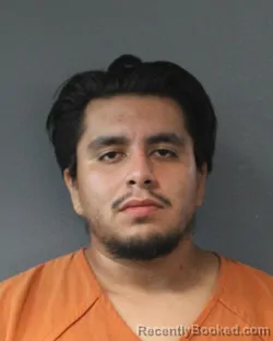 Mugshot of Carlos Damian Carmona Orrantia booked in Oklahoma County, Oklahoma on August 29, 2026