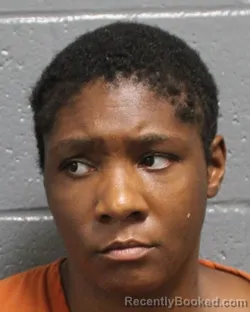 Mugshot of Chandra Shavonne Jackson booked in Oklahoma County, Oklahoma on August 24, 2026