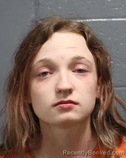 Mugshot of CARYAH DANIELLE LORENZ booked in Oklahoma County, Oklahoma on March 31, 2026