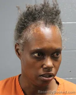 Mugshot of Carmesha Nicole Wright booked in Oklahoma County, Oklahoma on August 24, 2026