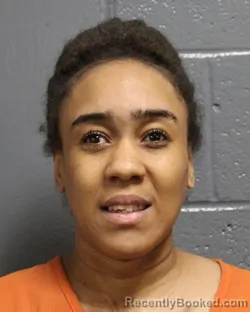 Mugshot of DYMOHNIQUE TYTIANNA WILLIAMS booked in Oklahoma County, Oklahoma on June 22, 2026
