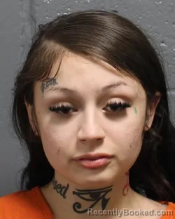 Mugshot of GABRIELLA LOUISE CRESPO booked in Oklahoma County, Oklahoma on March 25, 2026