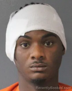 Mugshot of Keshawn Xavier Brown booked in Oklahoma County, Oklahoma on August 23, 2026