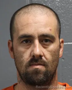 Mugshot of Kristopher Anderson Lowrey booked in Oklahoma County, Oklahoma on August 27, 2026