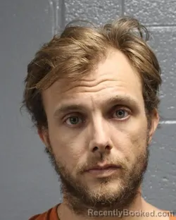 Mugshot of Logan Boyce Mitchell booked in Oklahoma County, Oklahoma on August 29, 2026