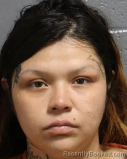 Mugshot of MONICA LATICIA GUERRERO booked in Oklahoma County, Oklahoma on June 29, 2026