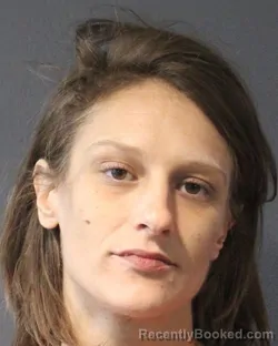 Mugshot of Megan Amber Plaskett booked in Oklahoma County, Oklahoma on August 28, 2026
