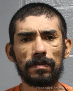Mugshot of Miguel Angel Vazquez booked in Oklahoma County, Oklahoma on August 25, 2026