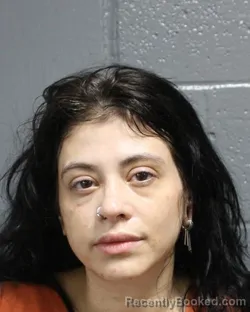 Mugshot of Nicolle Alexandria Delrio Bocanegra booked in Oklahoma County, Oklahoma on September 15, 2026