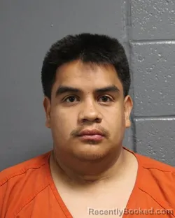 Mugshot of Oscar Alejandro Valles booked in Oklahoma County, Oklahoma on August 30, 2026