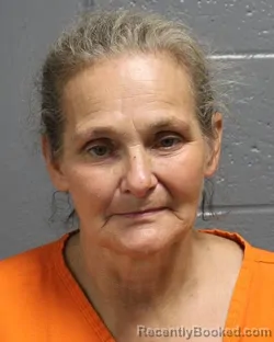 Mugshot of REBECCA SUE FISHER booked in Oklahoma County, Oklahoma on July 7, 2026