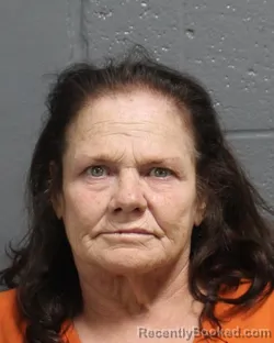 Mugshot of RHONDA GAIL SANDERS booked in Oklahoma County, Oklahoma on March 18, 2026