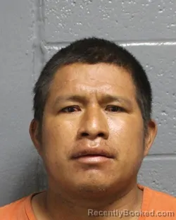 Mugshot of Serigo Alberto Mateo Franisco booked in Oklahoma County, Oklahoma on August 22, 2026