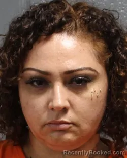 Mugshot of Samantha Lee Santiago booked in Oklahoma County, Oklahoma on September 14, 2026