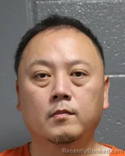 Mugshot of Vincent Wang booked in Oklahoma County, Oklahoma on August 31, 2026