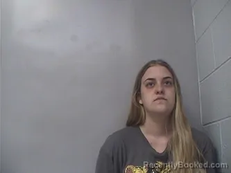 Mugshot of Meghan Lee Potter booked in Okmulgee County, Oklahoma on April 14, 2026