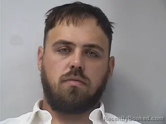 Mugshot of Russell Gerald Petrie-Mccarty booked in Okmulgee County, Oklahoma on October 20, 2026