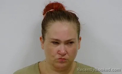Mugshot of Ashlee Nicole Johnson booked in Osage County, Oklahoma on July 27, 2026