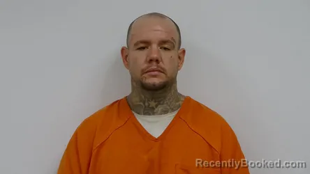 Mugshot of Dustin Lee Roberts booked in Osage County, Oklahoma on July 30, 2026