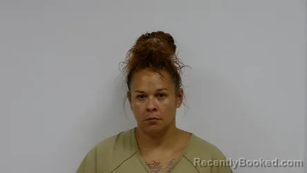 Mugshot of Sabrina Lynn Schrader booked in Osage County, Oklahoma on August 14, 2026
