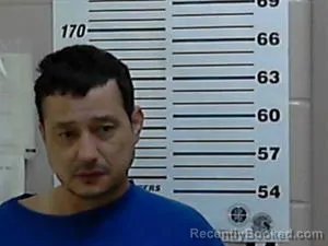 Mugshot of David Estrada Llanos booked in Colorado County, Texas on July 25, 2026