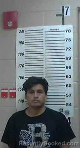 Mugshot of Marco Antonio Agustin booked in Colorado County, Texas on September 1, 2026